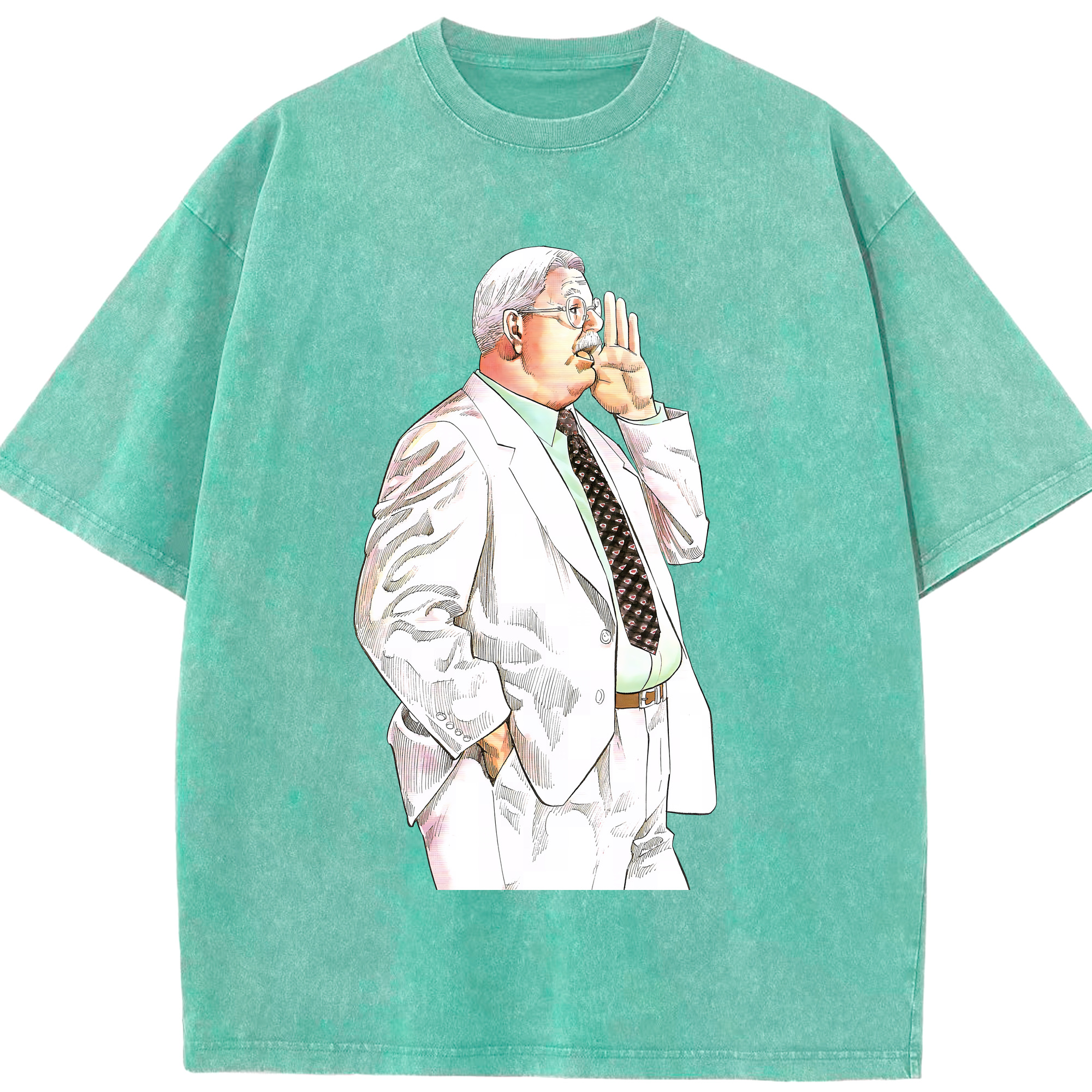 （画像用） SLAM DUNK／スラムダンク 綿100% ヴィンテージ風 半袖Tシャツ（フロントプリント）